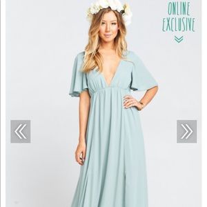 Show Me Your Mumu Faye Flutter Maxi Dress